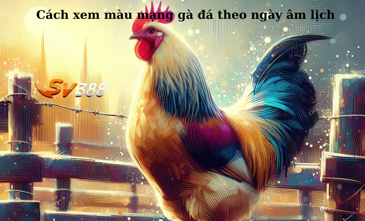 Cách xem màu mạng gà đá theo ngày âm lịch