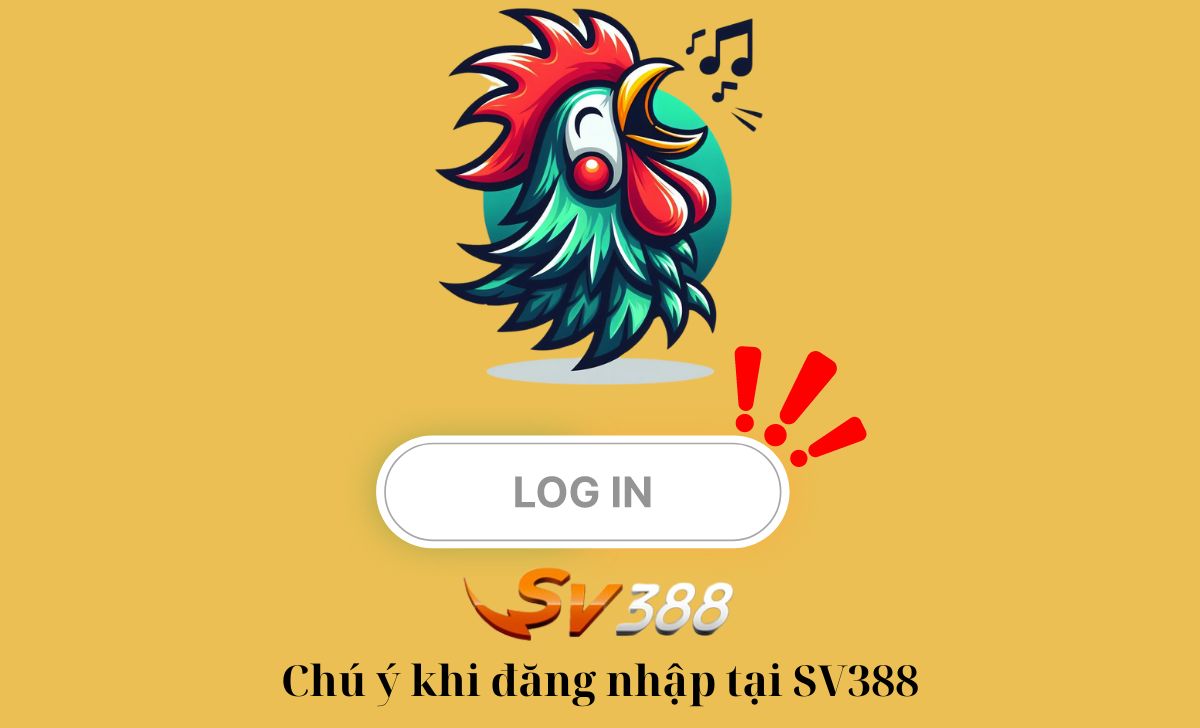 Chú ý khi đăng nhập tại SV388