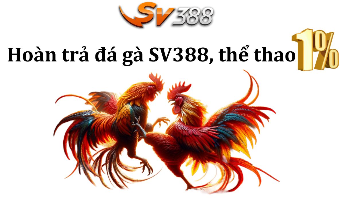 Hoàn trả hàng tuần không giới hạn lên đến 1% sảnh đá gà SV388, thể thao